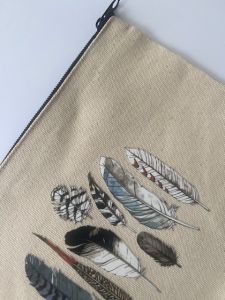 Canvas Clutch/Etui - Veren