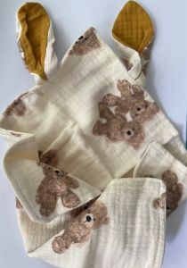 Knuffeldoekje Twin Bears